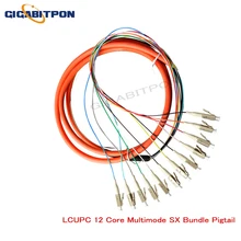 

Fiber pigtail 12 core LC/UPC or LC/APC SM 1m fiber pigtail 12 core 12 fiber simplex single mode