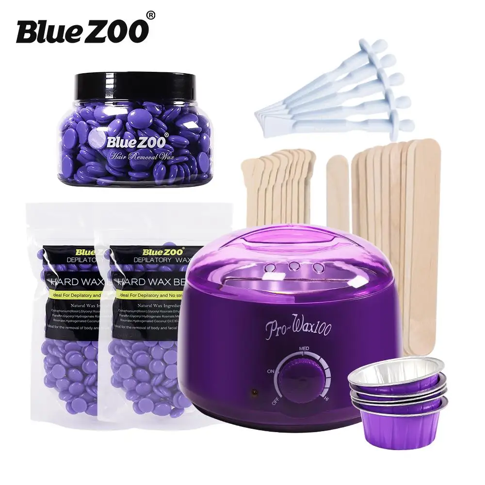 

Melting Wax Machine Suits Wax Bean Heater Wax Therapy Machine Mini Suit Purple Professional Skin Spa Cosmetic