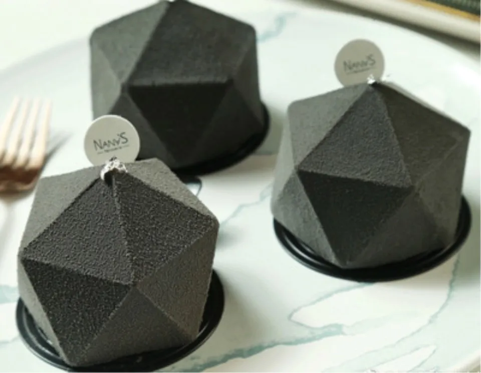 JO жизни силиконовые 3D пентаграмма со звездами в виде геометрических фигур украшения торта Форма для Мусса жаропрочная посуда для десерта форма для кекса