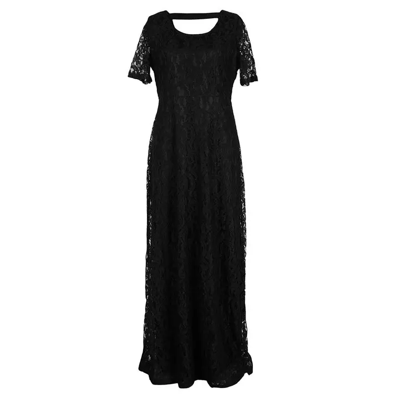 XL-9XL, женское кружевное платье в пол, большие размеры, 8XL, большие размеры, длинное платье макси, женское элегантное белое вечернее платье