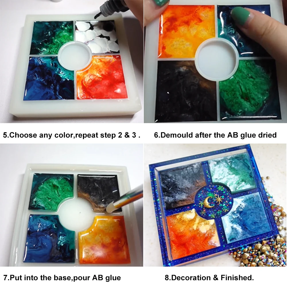 26 Color/Set 10ml Resin Pigment Kit Art Ink Alcohol Liquid Colorant Dye Ink  Diffusion Epoxy Resin Jewelry Making Supplies - AliExpress