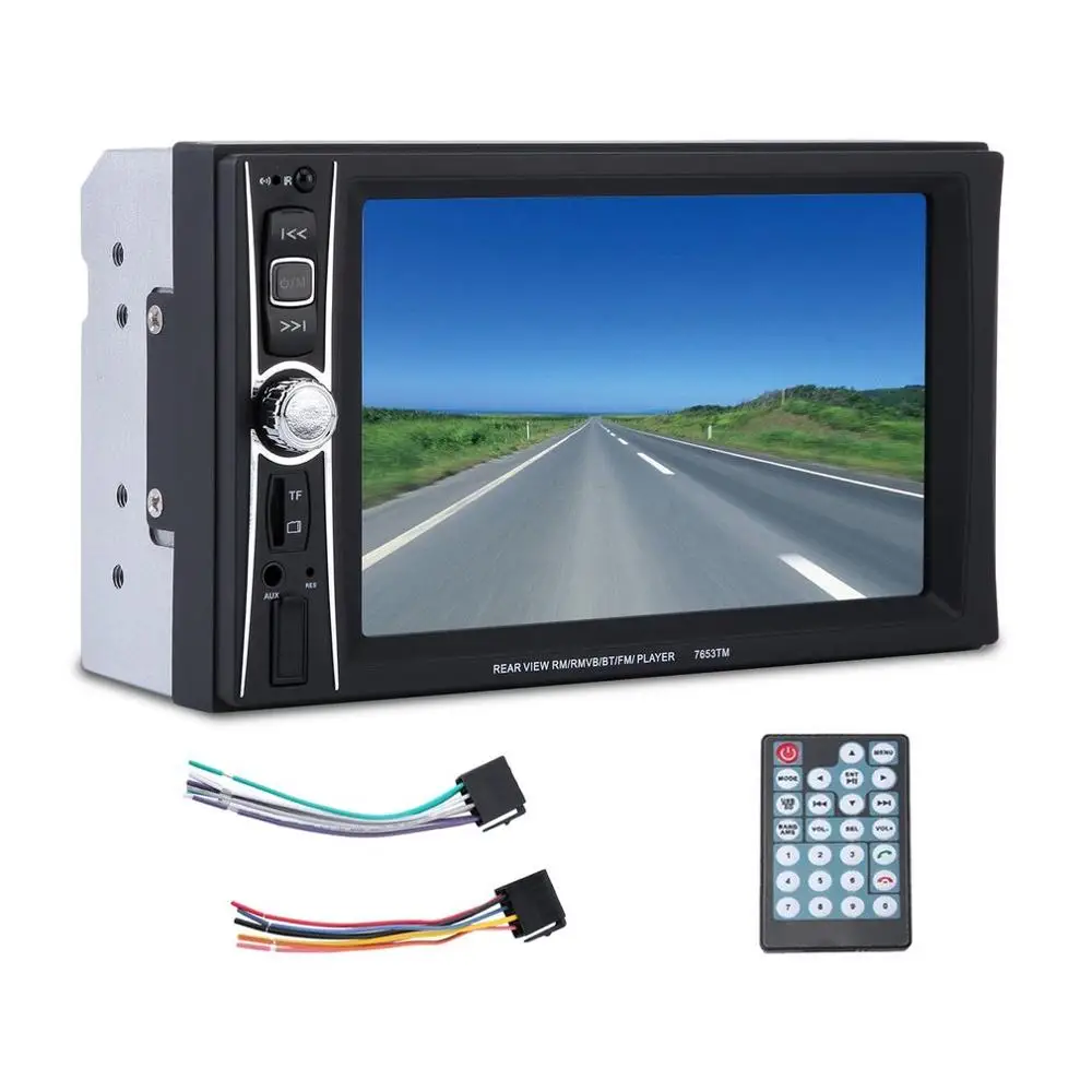 6 дюймов TFT Сенсорный экран 2 Din Авто радио RM/RMVB/BT/FM Mp5 плеер MP4 плеер Bluetooth аудио FM радио 1080P фильм