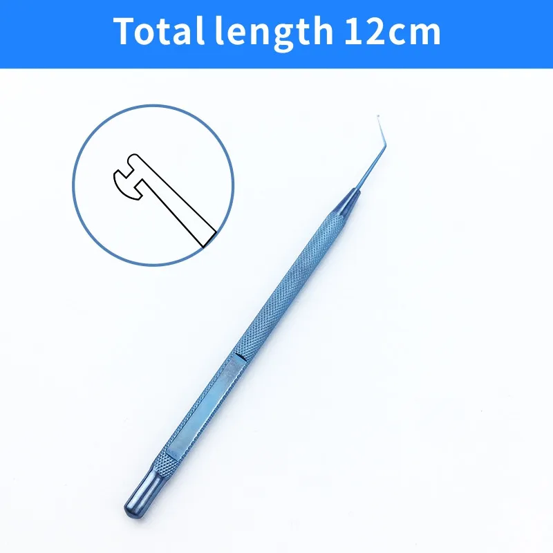 Титана Kuglen Push-Pull крюк офтальмологический инструмент Крючки Малый H Шап push-pull наконечник угловой вал