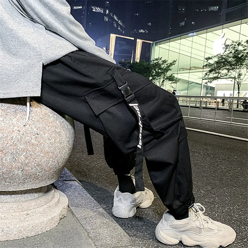 Cargo Pants Men's Fashion Loose Casual Pantalones Hombre