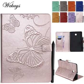 

Wekays For Samsung Tab A 8.0 2018 T387 Cartoon Butterfly Leather Case For Coque Samsung Galaxy Tab A 8.0 2018 SM-T387 Cover Case
