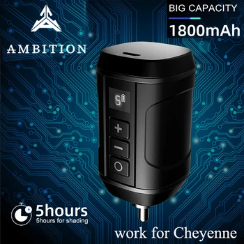 

tattoo power supply audio wireless battery LED digital display 1800mah RCA/DC interface Compatible with most tattoo machine