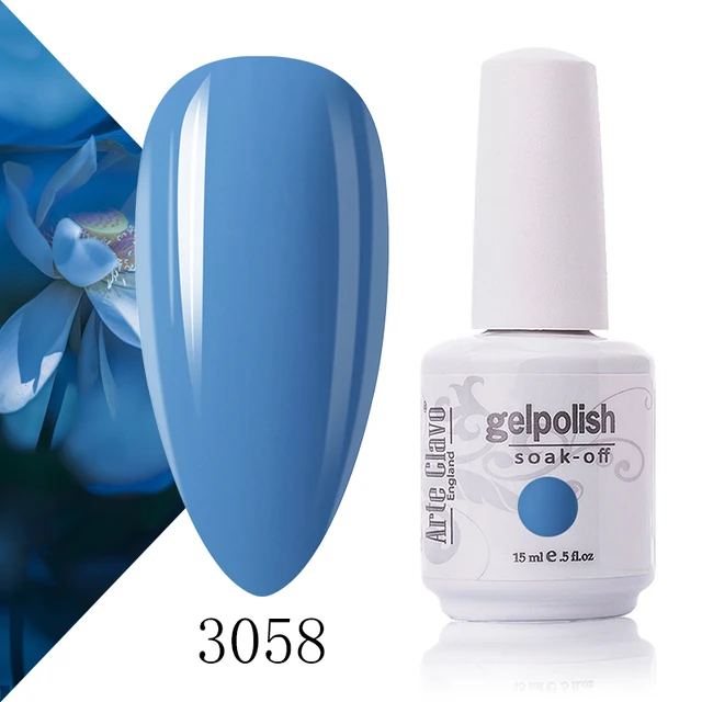 Arte Clavo 131 Colors Gel Polish Nail Gel Varnish Paint Semi Permanent Nails Art Gel Nail Polish For Manicure Top Coat Base Coat 3058