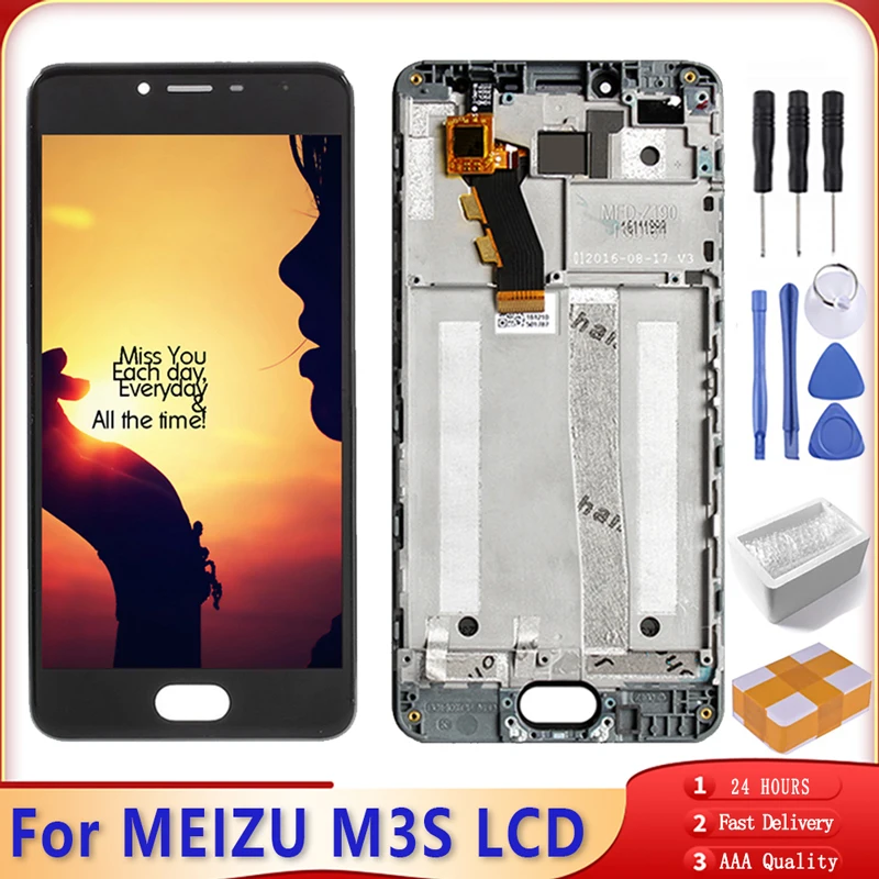 5 0 &quotдля MEIZU M3S Y685H ЖК дисплей кодирующий преобразователь сенсорного экрана в