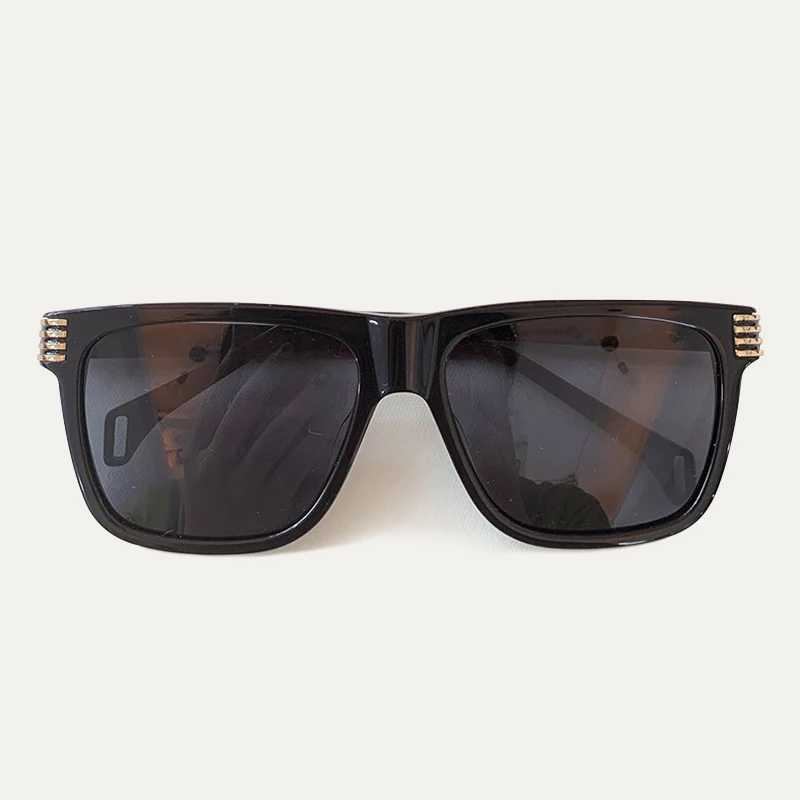 No.5 sunglasses Ацетатная оправа женские ретро очки/мужские gafas de sol hombre брендовые дизайнерские прямоугольные солнцезащитные очки для женщин - Цвет линз: No.5 sunglasses