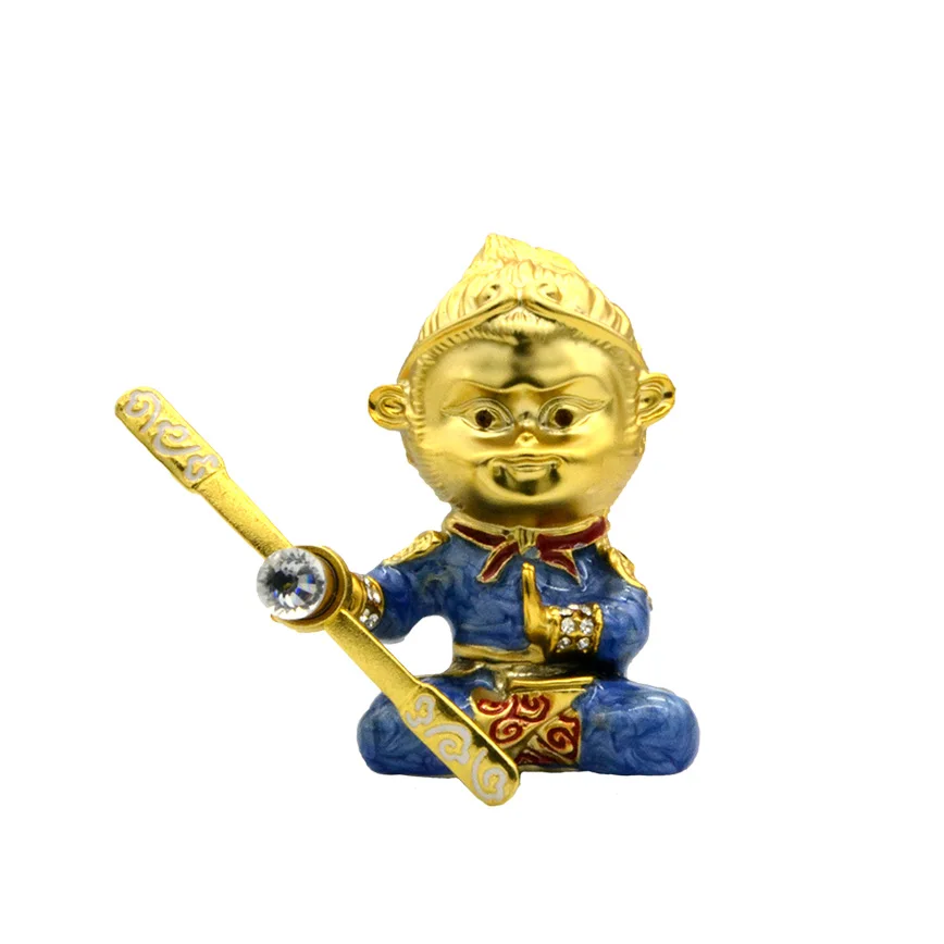 Sun Wukong автомобильный освежитель воздуха на выходе, автомобильный освежитель воздуха в форме обезьяны, автомобильный парфюмерный диффузор из цинкового сплава, украшение в виде короля обезьяны 29 - Название цвета: Синий