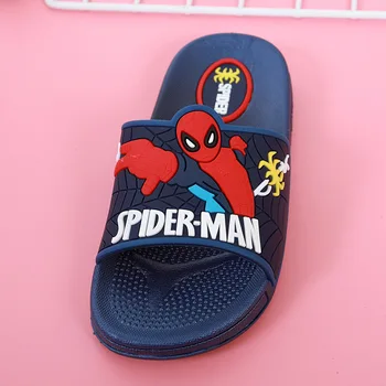 

2020 Spiderman Kids Slippers For Baby Boy Girls Summer PVC Flip Flops Children Beach Sandals Toddler Girl Home Shoes For Kid New