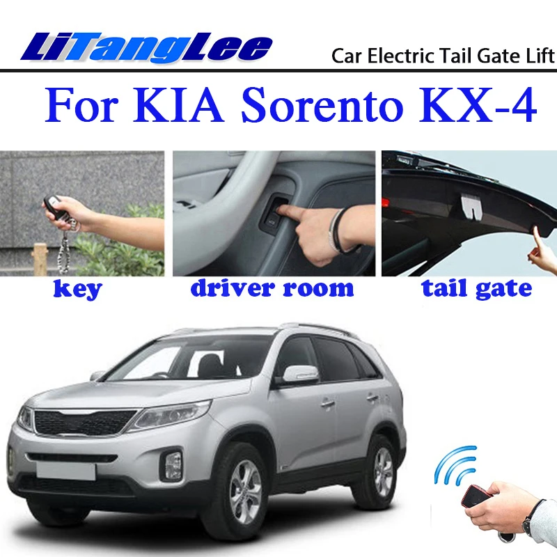 Litanglee Auto Elektrische Tail Gate Lift Achterklep Helpen Systeem Voor Kia Sorento KX-4 2014 ~ 2020 Afstandsbediening Kofferbak Deksel Litanglee Auto Elektrische Tail Gate Lift Achterklep Helpen Systeem Voor Kia Sorento KX-4 2014 ~ 2020 Afstandsbediening Kofferbak Deksel