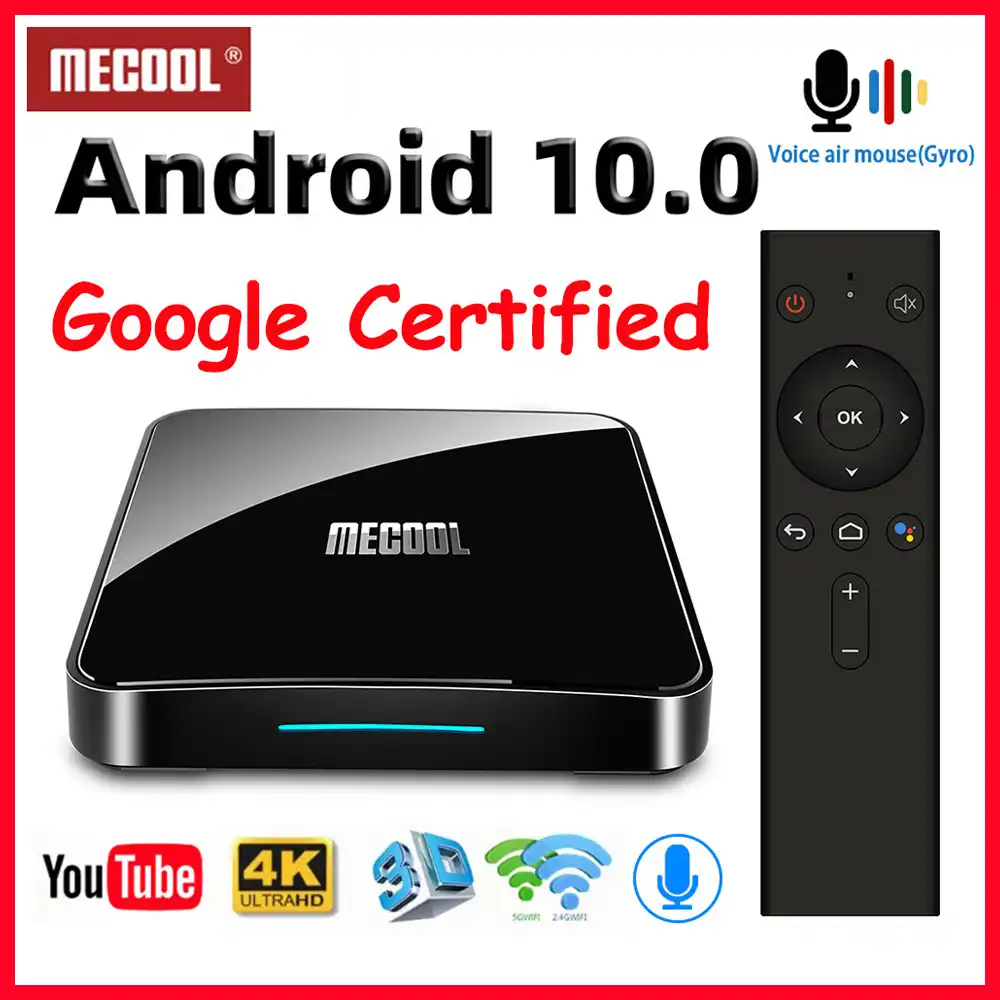 MECOOL KM9 PRO Deluxe Google Certified Android 10.0 TV Box 4GB 32GB