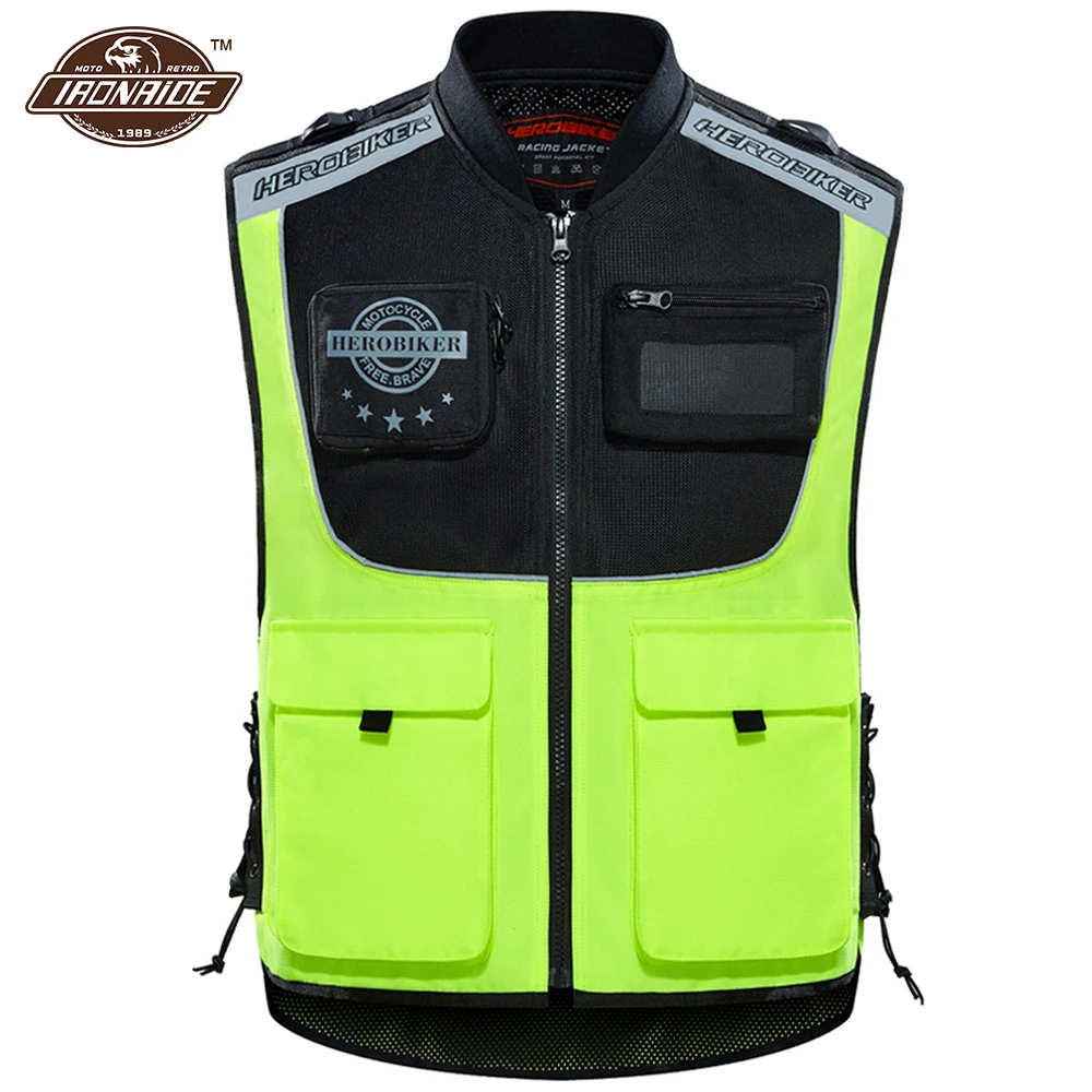 Verano de motocicleta chaleco chaqueta reflectante para motocicleta seguridad chaleco refleja protector de competición Moto chaleco para hombres mujeres|Chaquetas de alta visibilidad| - AliExpress