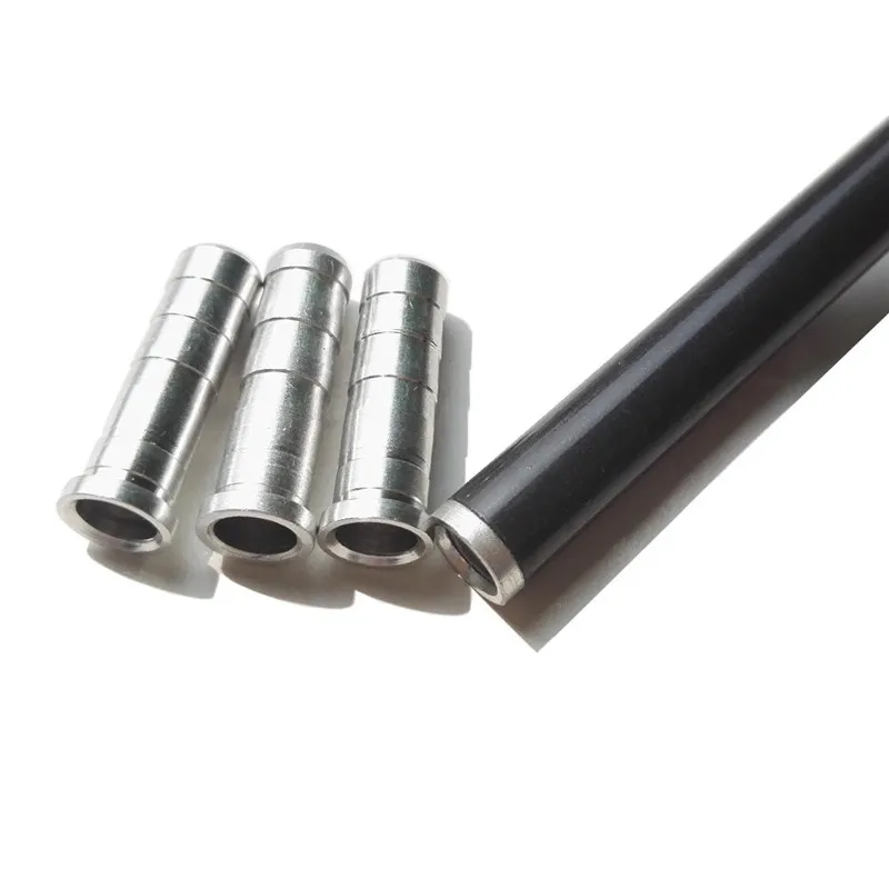 50/100Pcs держатель для стрелы s Алюминий подходит ID6.0mm 6,2 мм стрелка вал DIY Инструменты держатель для стрелы для занятий стрельба из лука аксессуары