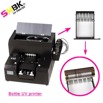 Kaufen Volle Automatische A4 UV Drucker Mit Touchscreen & Weiß Tinte Zirkulation System Für Flasche Stift Telefon Fall T Hemd Acryl Holz