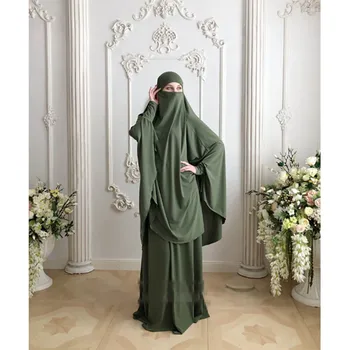 Ramadan Abayas for Women Dubai Abaya Turkey Muslim Hijab Dress Prayer Clothoes Islam Caftan Kaftan