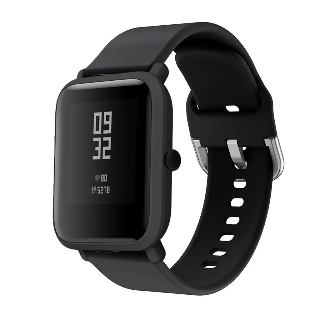 OTOKY силиконовые сменные Ремешки для наручных часов Xiaomi Huami Amazfit Bip Молодежные Часы Браслет ремешок для наручных часов 8 цветов