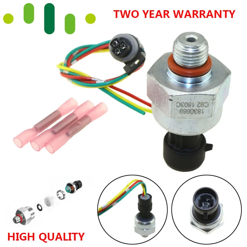 Injection Control Pressure ICP Sensor DT466E I530E HT530 DT466 With Pigtail Kit