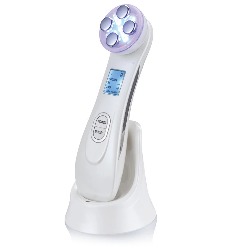 

Facial Mesotherapy Electroporation RF Radio Frequency LED Photon Device Face Lifting Tighten Wrinkle Removal Skin Care Massager