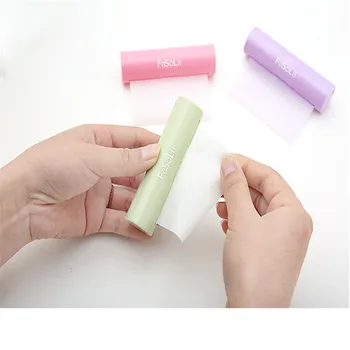 

Mini Portable Pull Type Foaming Flakes Scented Slice Soap Paper Antibacterial Antivirus Travel Hand Washing Soap Paper