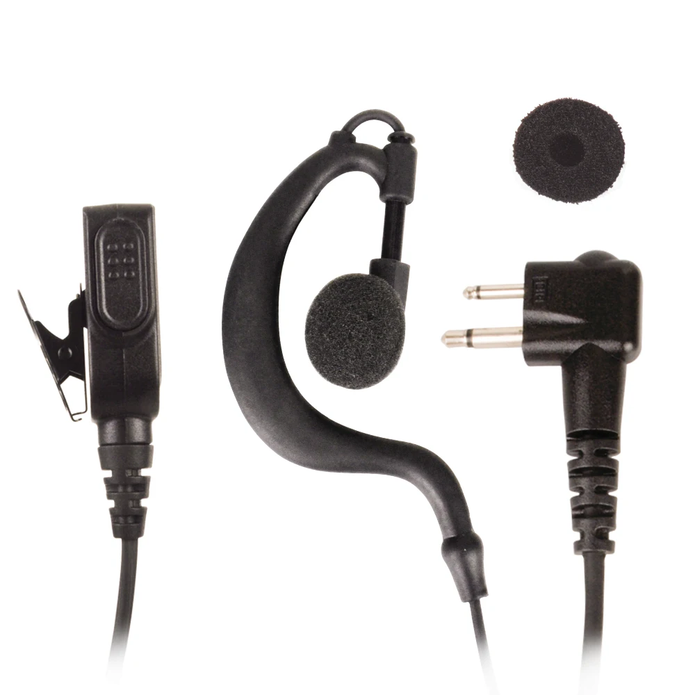 Single Bluetooth Wireless Earhook Walkie Talkie Headset, Two Way Radio Headset for Motorola XTN XV Series XV1100 XV2100 XV2600 XV4100