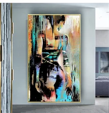 

Abstract Body painting Art Hand Painted Oil Painting on Canvas Modern wall Paintings For Living Room Home Decor wall Art Picture