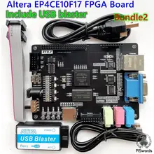 Mais recente altera cyclone iv ep4ce10 fpga kit de desenvolvimento ep4ce10f placa niosii e usb blaster downloader