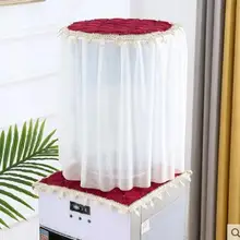  Drinking fountain cover dust cover lace drinking fountain cover two-piece drinking fountain bucket cover household bucket cover 