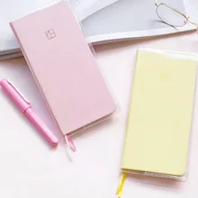 Undated Weekly Planner Book Set With PVC Cover 191mm*78mm DIY Month Week Scheduler Notebook 88 Sheets good night sweet dream theme slim week planner 10 8 21 4cm undated diy yearly monthly weekly plan scheduler book 88 sheets