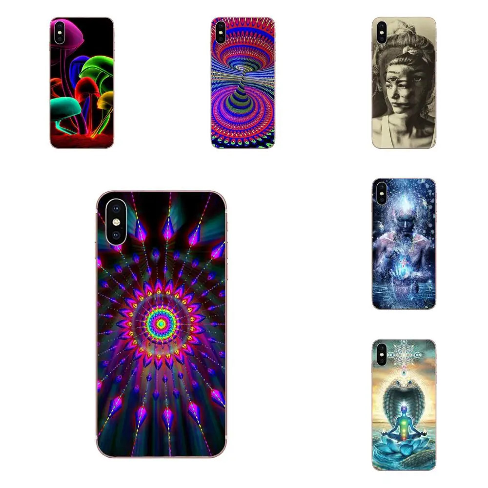 Psychedelic для sony Xperia Z Z1 Z2 Z3 Z4 Z5 compact Mini M2 M4 M5 T3 E3 E5 XA XA1 XZ Premium Мягкая коробка звонков |