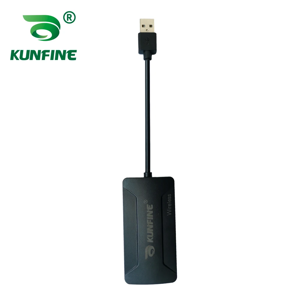 KUNFINE Wireless Wire Apple CarPlay Dongle for Android Car stereo Unit USB Carplay Stick with Android AUTO  (2)