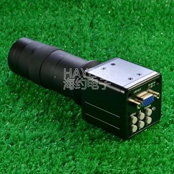 

Microscope Camera CCD Lens HD 2 Megapixels VGA Industrial Camera Plus 100x Magnifying Glass Graticule Microscope Camera