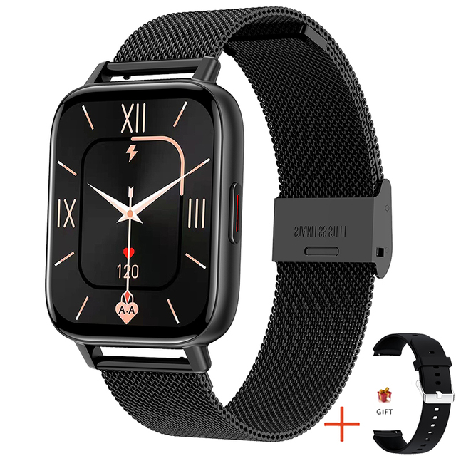 New Women Smart watch Men 1.69" Color Screen Full touch Fitness Tracker Bluetooth Call Smart Clock Ladies Smart Watch Women
