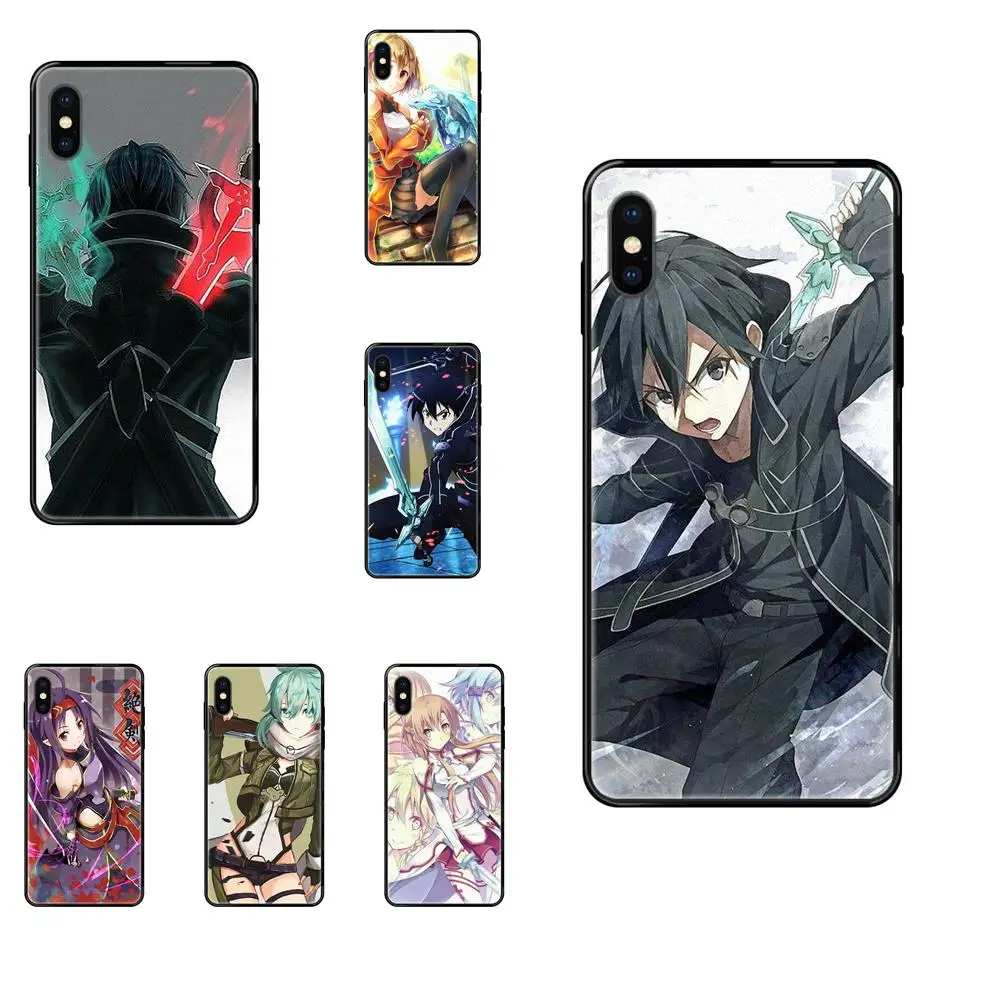 Обувь для вечеринки в Стиле косплей Sword Art Online (Sao) Kirito Samsung Galaxy A10S A20 A20S A20E A21S A30S A40 A50