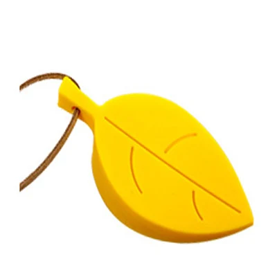 Yellow Силиконовый дверной Фиксатор с милыми листьями, защита от пережима, защита для детей, Модный стильный фиксатор, держатель для детей, украшение для дома - Цвет: Yellow