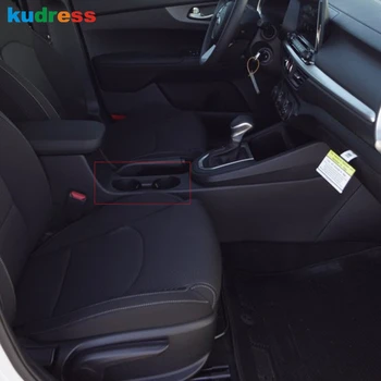 

For Kia Forte Cerato K3 2019 2020 Carbon Fiber Interior Water Cup Holder Frame Cover Sticker Trim Car-styling