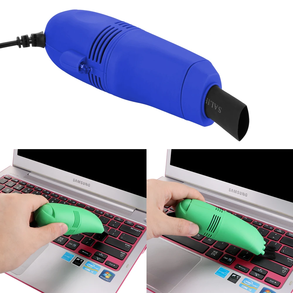 Sky Blue USB пылесос USB гаджеты для компьютера пылесос мини USB клавиатура мобильные телефоны Очиститель Щетка для ноутбука набор для очистки пыли - Цвет: Sky Blue