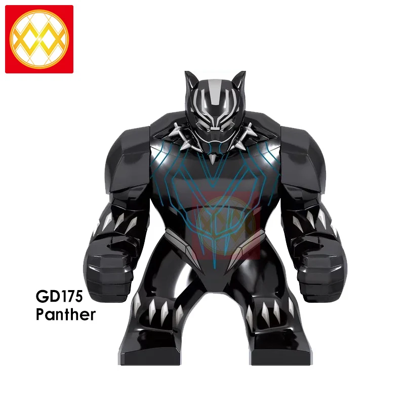 50 шт./лот XH1259 большой Thanos Infinity Gauntlet камни Мстители Endgame Халк Iran Man человек паук супер герои строительные блоки игрушка - Цвет: Лиловый