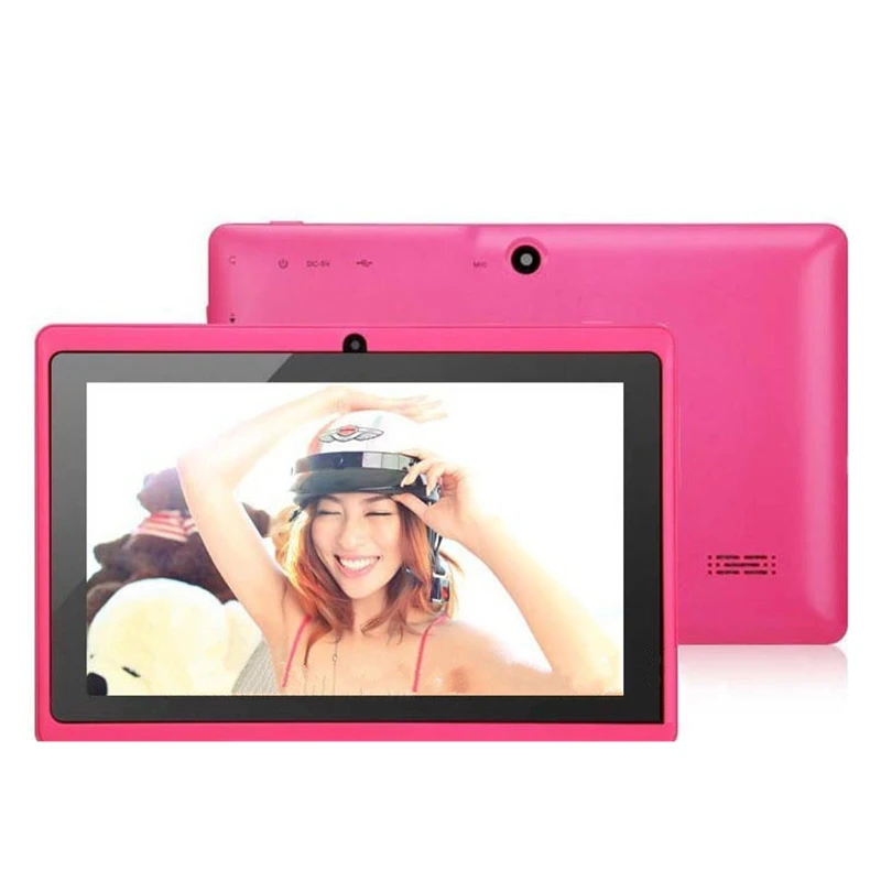 7 дюймов A33 4G Android 4 Q88 Pro Allwinner ядра 512MB/4GB Bluetooth WI FI с 1024*600 двойной Камера|wifi tablet pc|tablet