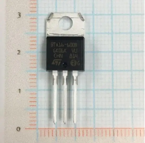 30 шт./лот BTA16 BTA16-600B TO220