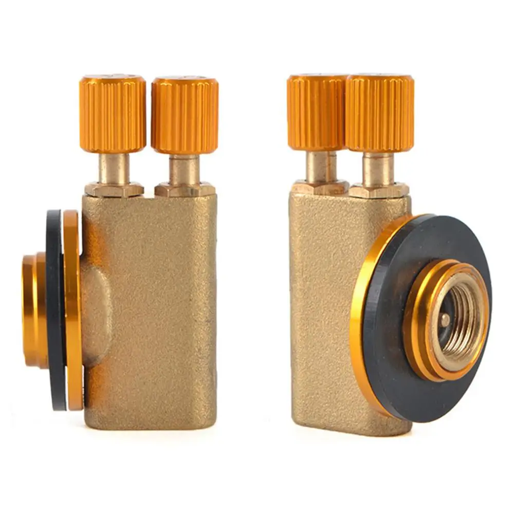 Открытый плоский двойной головкой клапан головки печи Универсальный интерфейс