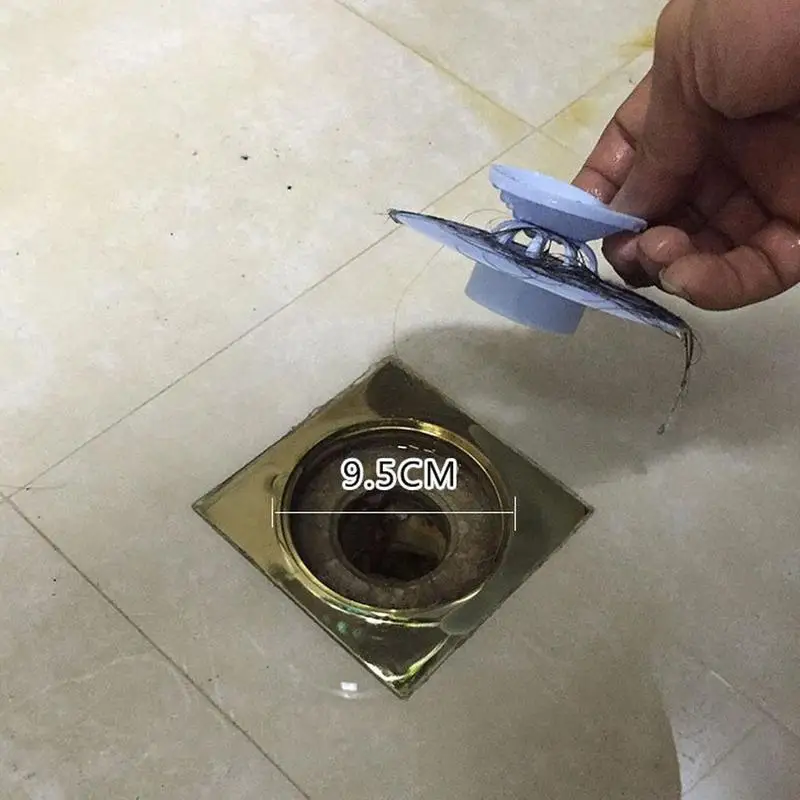 Kitchen Push-type Deodorant Closed Bouncing Silicone Floor Drain Bathroom Anti-blocking Plastic Sink Floor Drain Core