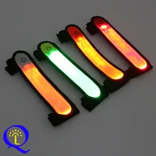Светодиодный светильник для скутера, повязка, ткань, подвеска для коляски, аксессуары, безопасное Предупреждение, светящаяся светоотражающая лента, Dongguan