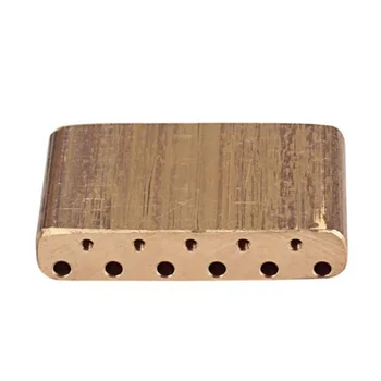 

Hot Guitar Base Block Brass for ST Vintage SQ Vibrate Tremolo System Bridge Parts 6 String 5 Hole