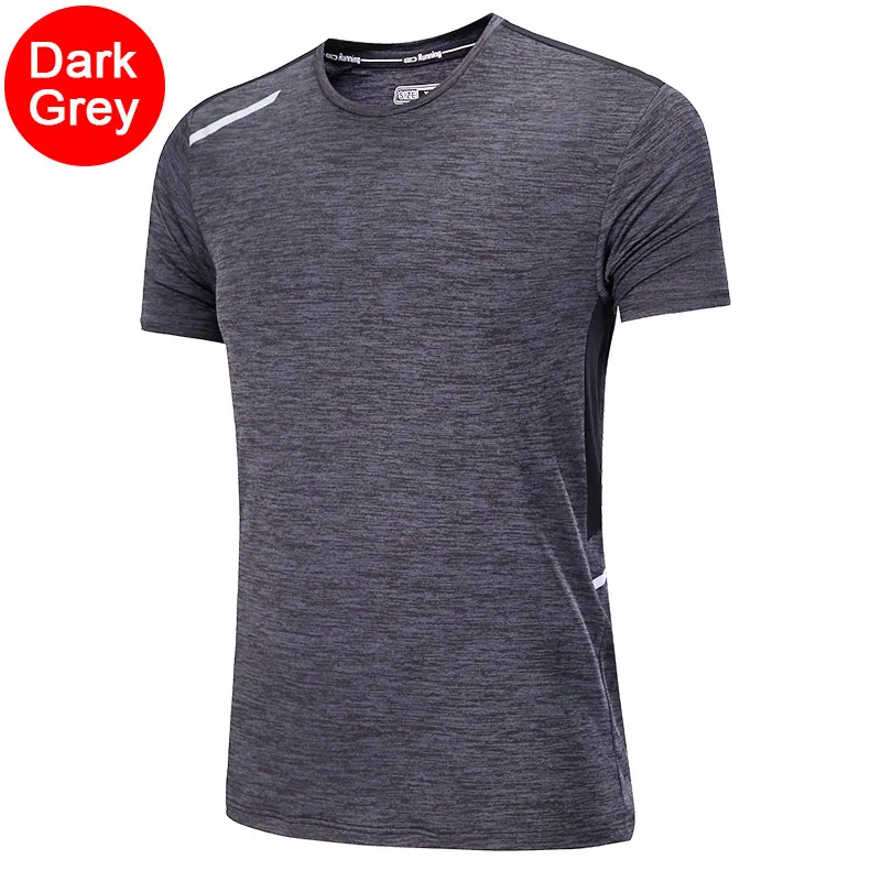 training shirt green Для мужчин тренировки футболки быстросохнущая короткий рукав для тренировок на улице, Спортивная футболка Обувь с дышащей сеткой для бега Бодибилдинг футболка человек - Цвет: training shirt green