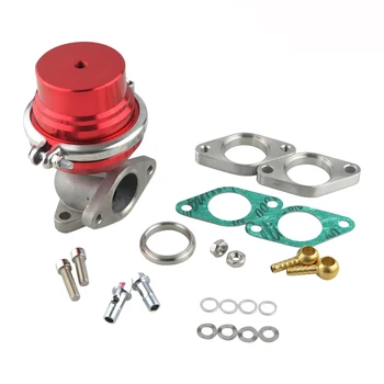 

SPEEDWOW 38mm Universal Aluminum Turbo External Wastegate 8PSI Spring With Clamp & Flange For Turbo Manifold High Performance