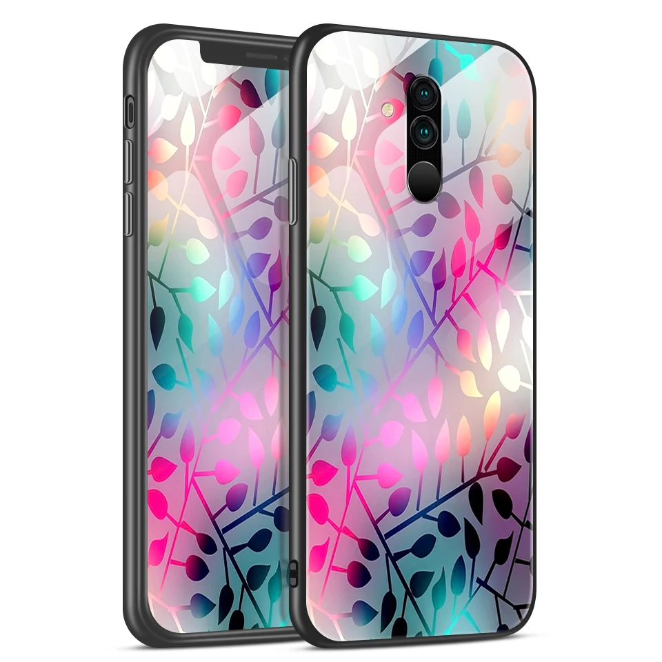 H150 Для huawei mate 20/20 Lite/20 Pro закаленное стекло покрытие края из ТПУ чехол для телефона huawei Honor Magic2 полная защита жесткий корпус - Цвет: H150