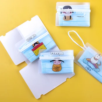 

10pcs Mask Temporary Folder Foldable And Portable New Food Grade Environmental Protection Easy To Clean Mask Storage Clip