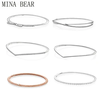 

Original Fashion Charm 100% Sterling Silver925 1:1 Premium Rose Matte Gorgeous Bracelet Entangled Pan Bracelet Fine Jewelry Gift